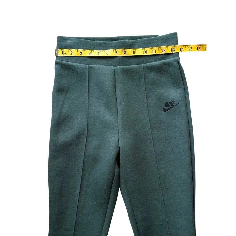 Nike Sportswear Tech Fleece High Waisted Slim Pants Vintage Green Small NWT - Picture 10 of 11
